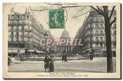 Cartes postales Paris Rue Soufflot