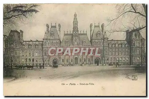 Cartes postales Paris Hotel de Ville