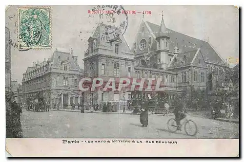 Cartes postales Paris Les Arts et Metiers et la Rue Reaumur