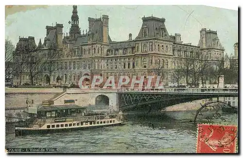 Cartes postales Paris l'Hotel de Ville