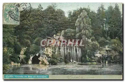 Cartes postales Paris Cascade du Bois de Boulogne