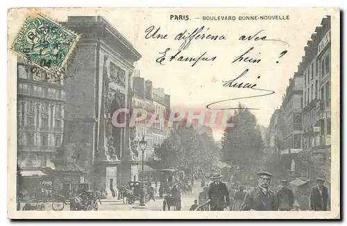 Cartes postales Paris Boulevard Bonne Nouvelle