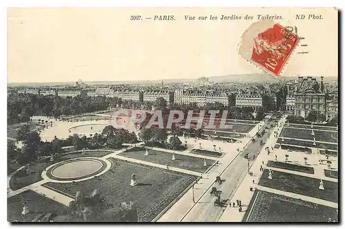 Ansichtskarte AK Paris Vue sur les Jardins des Tuileries