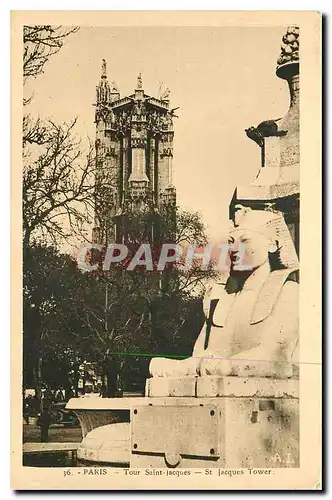 Cartes postales Paris Tour Saint Jacques