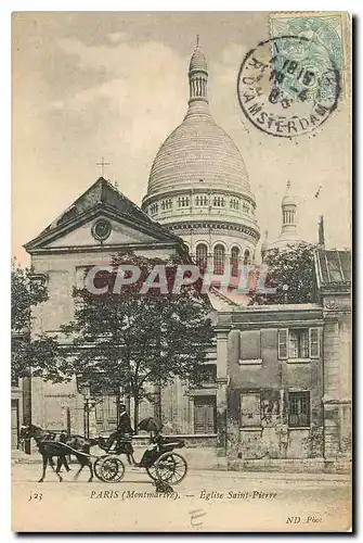 Cartes postales Paris Montmartre Eglise Saint Pierre