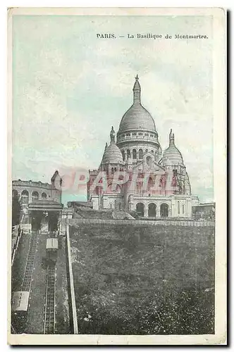 Cartes postales Paris La Basilique de Montmartre