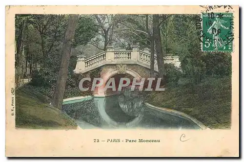 Cartes postales Paris Parc Monceau