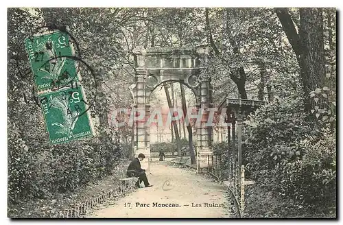 Cartes postales Parc Monceau Les Ruines