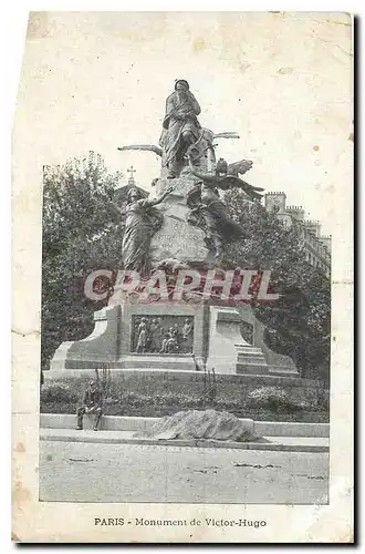 Cartes postales Paris Monument de Victor Hugo