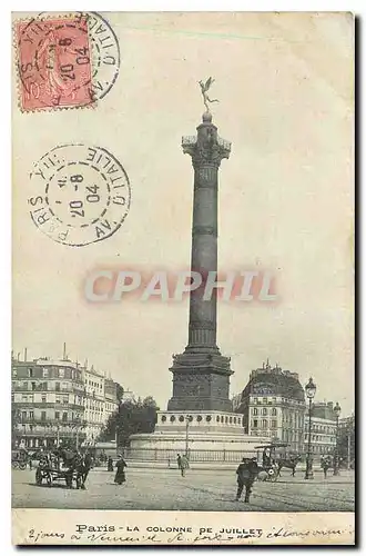 Cartes postales Paris La Colonne de Juillet