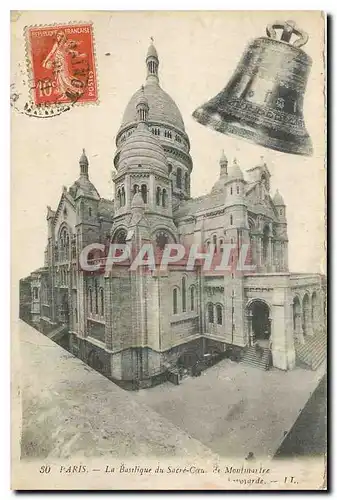 Ansichtskarte AK Paris La Basilique du Sacre Coeur de Montmartre Cloche