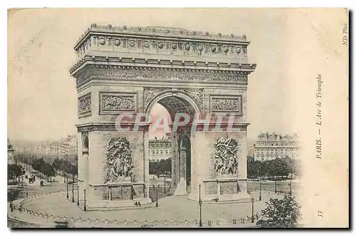 Cartes postales Paris l'Arc de Triomphe