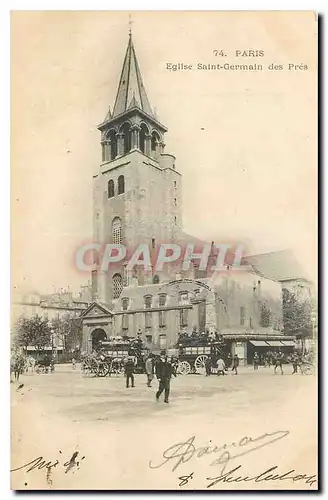 Cartes postales Paris Eglise Saint Germain des Pres