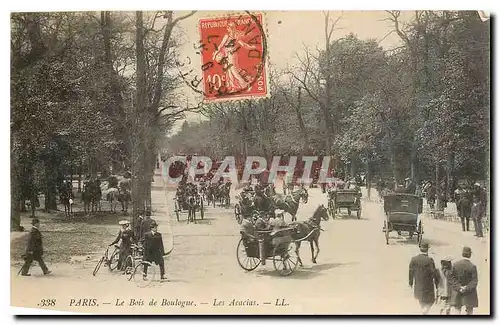 Cartes postales Paris Le Bois de Boulogne Les Acacias