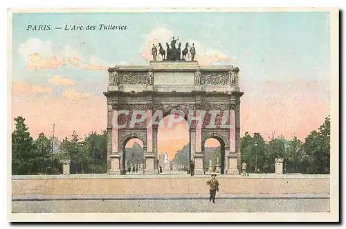 Cartes postales Paris l'Arc des Tuileries