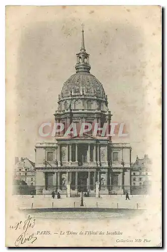 Cartes postales Paris Le Dome de l'Hotel de Invalides