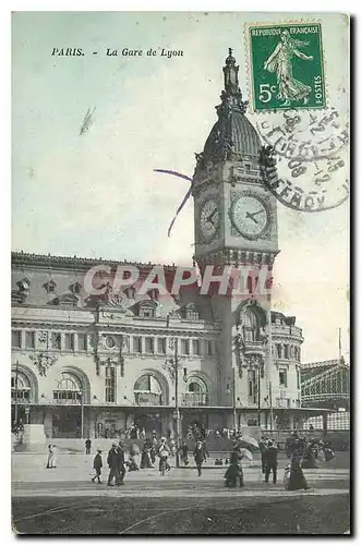 Cartes postales Paris La Gare de Lyon