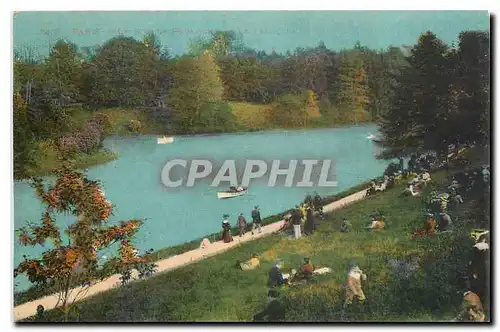 Cartes postales Paris Le Bois de Boulogne Le lac