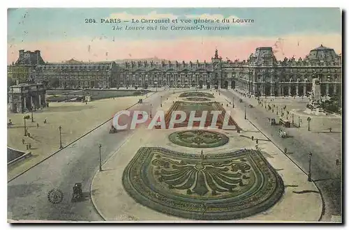 Ansichtskarte AK Paris Le Carrousel et vue generale du Louvre