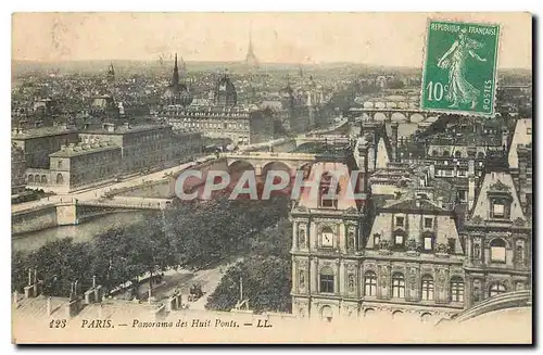 Cartes postales Paris Panorama des Huit Ponts