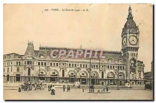 Cartes postales Paris La Gare de Lyon