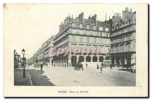 Cartes postales Paris Rue de Rivoli