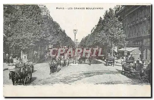 Cartes postales Paris Les Grands Boulevards