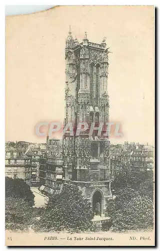 Cartes postales Paris La Tour Saint Jacques