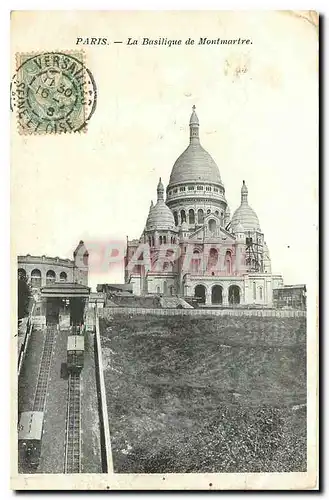 Cartes postales Paris La Basilique de Montmartre