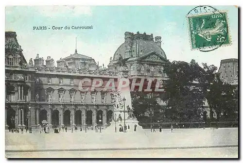 Cartes postales Paris Cour du Carrousel