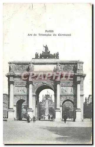 Cartes postales Paris Arc de Triomphe du Carrousel