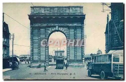 Cartes postales Paris Porte Bourgogne Tramway