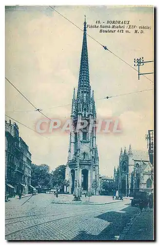 Ansichtskarte AK Bordeaux Fleche Saint Michel