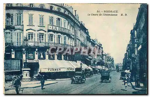 Ansichtskarte AK Bordeaux Le Cours de l'Intendance