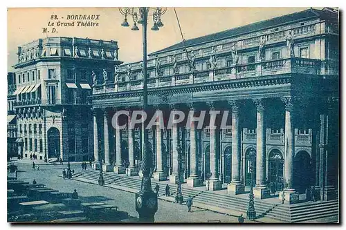 Cartes postales Bordeaux Le Grand Theatre