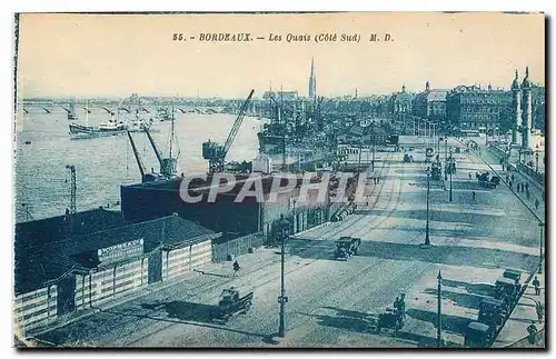 Cartes postales Bordeaux Les Quais Cote Sud