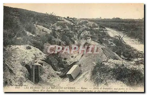 Cartes postales Les Ruines de la Grande Guerre Reims