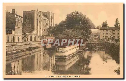 Cartes postales Niort le Donjon et la Sevre