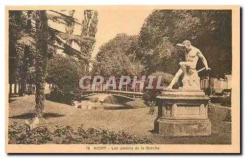 Ansichtskarte AK Niort les Jardins de la Breche