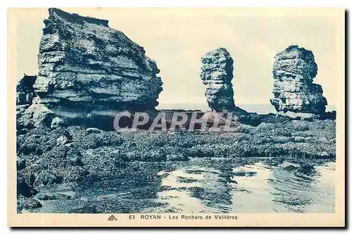 Cartes postales Royan les Rochers de Vallieres