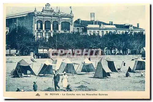 Cartes postales Royan la Conche vers les Nouvelles Galeries