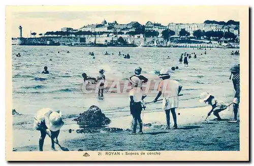 Ansichtskarte AK Royan Scenes de Conche Enfants