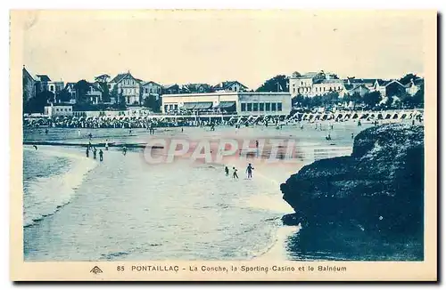 Cartes postales Pontaillac la Conche la Sporting Casino et le Balneum