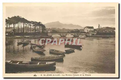 Cartes postales St Jean de Luz la Riviere l'Uxain et la Rhune