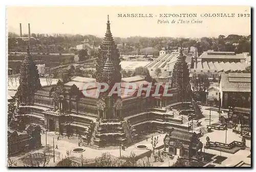 Cartes postales Marseille Exposition Coloniale 1922 Palais de l'Indo Chine