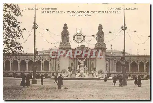 Cartes postales Marseille Exposition Coloniale 1922 le Grand Palais