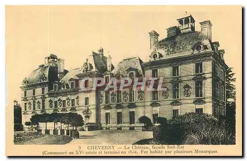 Ansichtskarte AK Cheverny Le Chateau facade Sud Est