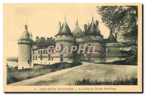 Ansichtskarte AK Chaumont sur Loire Le Chateau facade Sud Ouest