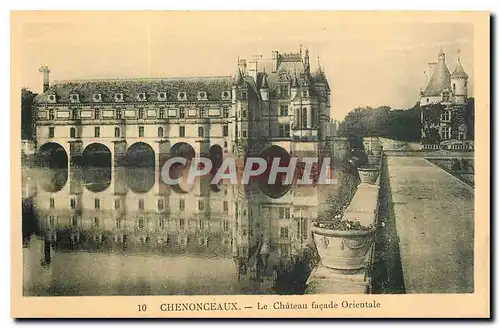 Cartes postales Chenonceaux le Chateau facade Orientale