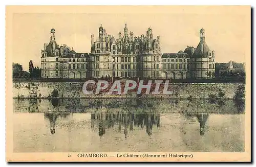 Ansichtskarte AK Chambord le Chateau Monument Historique